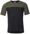 VAUDE Bike Kuro II Short Sleeve T-Shirt (Green/Black) Men