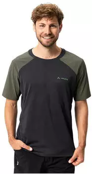 VAUDE Bike Moab Pro Short Sleeve T-Shirt (Black) Men