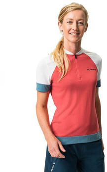 VAUDE Bike Altissimo Q-zip Short Sleeve T-Shirt (Orange) Women