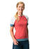 VAUDE Bike Altissimo Q-zip Short Sleeve T-Shirt (Orange) Women