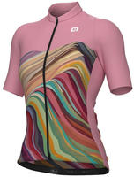 Ale L24038543-05, Ale Pr-e Rainbow Short Sleeve Jersey Rosa XL Frau Pink