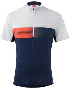 L&ouml;ffler Bike Shirt Half Zip Scala DarkBlue/Orange