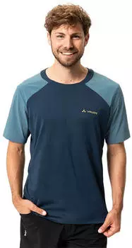 VAUDE Bike Moab Pro Short Sleeve T-Shirt (Blue) Men