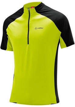 Löffler Bike Shirt Halfzip Alpha 3,0 Lemon/Black