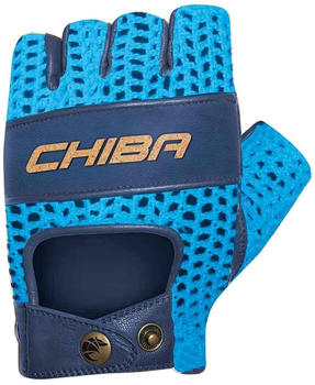 Chiba Pure Nature Fingerless Gloves blue