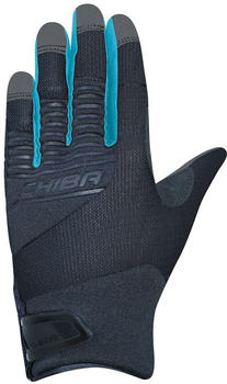 Chiba Blade Long Finger Gloves black/blue