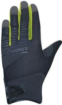 Chiba Blade Long Finger Gloves black/yellow