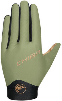 Chiba Eco Glove Pro Touring Fingerless Gloves olive green
