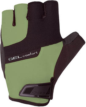 Chiba Gel Comfort Fingerless Gloves olive green
