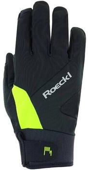 Roeckl Handschuhe Reichenthal schwarz neongelb