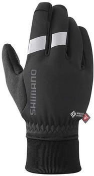 Shimano Windstopper Primaloft Handschuhe lang mattschwarz grau