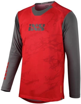 IXS MTB-Jersey Langarm Trigger X Air rot
