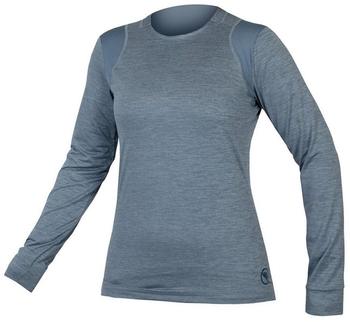 Endura Singletrack Trikot langarm stahlblau