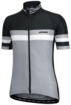 Airtracks Fahrradtrikot Kurzarm Pro Line III schwarz grau