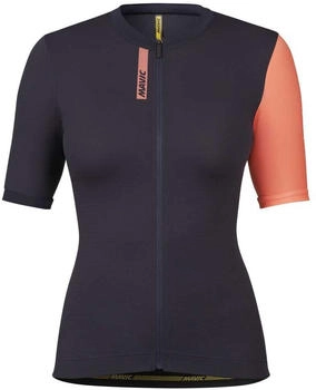 Mavic Essential Damen Kurzarmtrikot schwarz hellrosa