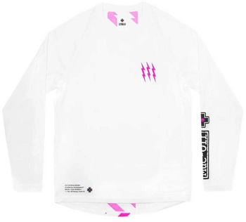 Muc-Off Long Sleeve Riders Jersey weiß rosa