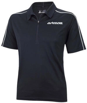 Airtracks Fahrradtrikot Kurzarm Air Tech schwarz