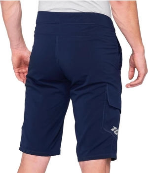 100% Ridecamp Navy-34 Short Marineblau