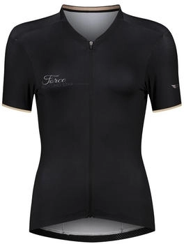Force Kurzarm-radtrikot schwarz S