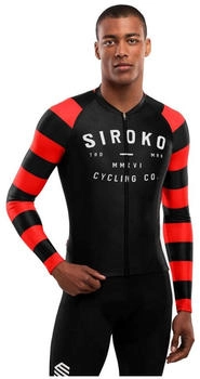 Siroko Radtrikot M2 Rider schwarz rot