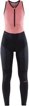 Craft Subz Bib Tights Damen schwarz koralle 999740