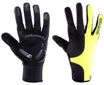 CON-TEC Fahrradhandschuhe Winterhandschuh Bleak Touch Safe R XL schwarz gelb
