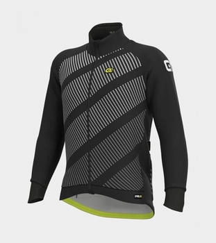 Alé Cycling PRR Tak Wool Thermojacke schwarz grau