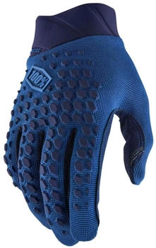 100% Handschuhe lang blau schwarz