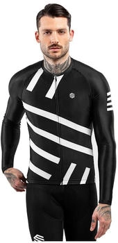 Siroko Radtrikot M2 Leader schwarz weiß