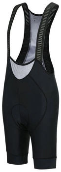Airtracks Fahrradhose Träger Kurz Pro Team schwarz