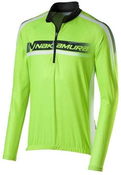 Nakamura Radtrikot Capanne neongrün schwarz