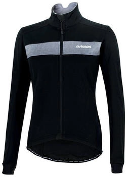 Airtracks Thermo Fahrradjacke Pro Team schwarz silber