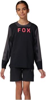Fox Defend Ls Jersey Taunt Kinder schwarz
