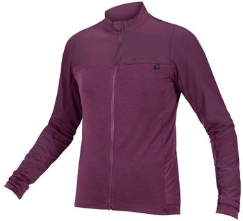Endura GV500 Trikot langarm aubergine
