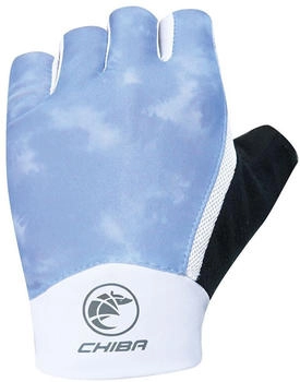 Chiba Tie Dye Damen Fahrrad Handschuhe kurz blau 2022
