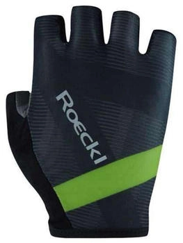 Roeckl Busano Fahrradhandschuhe black shadow kiwi