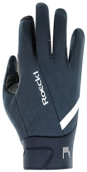 Roeckl Handschuhe Rovato schwarz silber