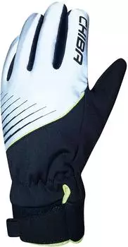 Chiba Winter-Fahrradhandschuhe Waterproof silber schwarz Kinder