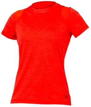 Endura SingleTrack Trikot kurzarm paprika