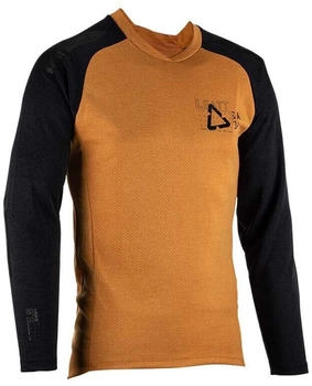 Leatt mtb allmtn Langarmtrikot schwarz orange