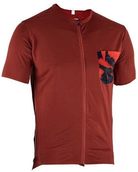 Leatt MTB Trail Lava rot Kurzarmtrikot