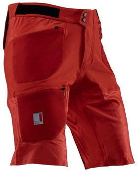 Leatt AllMtn Shorts glow rot