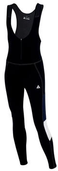 Airtracks Thermo Fahrradhose Träger Lang Pro Line schwarz navy weiß