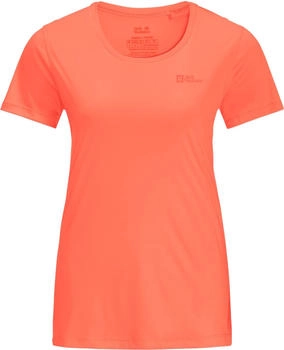 Jack Wolfskin Tech Damen T-Shirt orange-rot