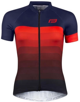 Force Force Ascent Damen Trikot blau rot 9001314