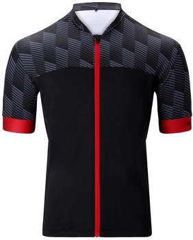 Endurance Funktionsshirt 'Manhatten' rot schwarz