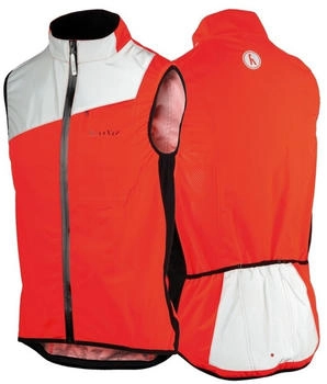Wowow Wind-Wasser-Weste Hardknott reflektierendem Band rot