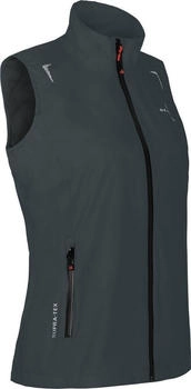 Bergson Regenjacke HELLI Weste dunkel grau