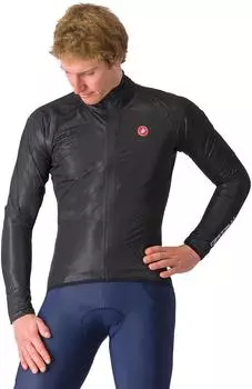 Castelli Squall Shell Jacke light black silbergrau