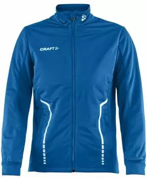 Craft Warm Club Jacket JR blau